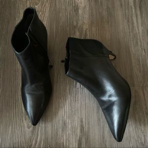 SAM EDELMAN BLACK LEATHER LUCY BOOTS/ SIZE 10